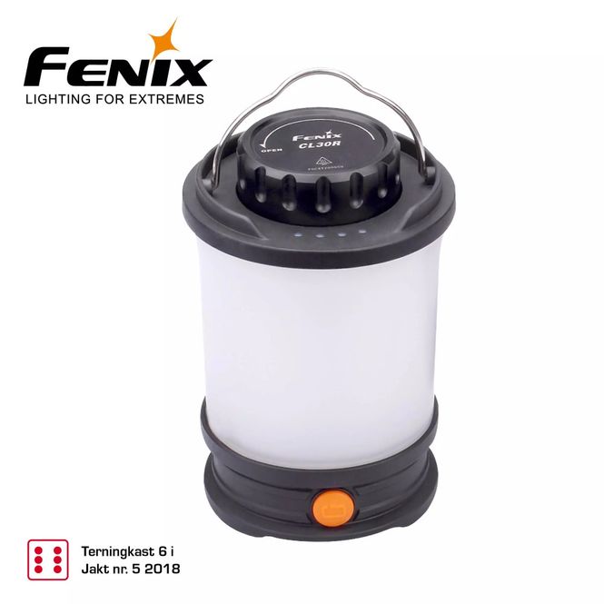 Hovedbilde Fenix CL30R dark grey campinglykt